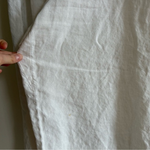 Hermès Paris Vintage 100% Linen Wide-Leg Capris – FR 40 (fits like S/M) - Picture 6 of 8